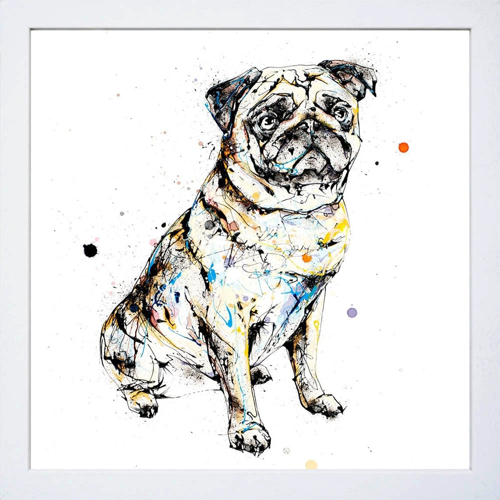 Print Open Edition Animals - Anticipation-30 x 30-White Box Frame (No Mount)