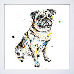 Print Open Edition Animals - Anticipation-30 x 30-White Box Frame (No Mount)