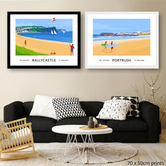 Co Antrim - Ballycastle Beach With Camper Van