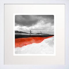 Aout Black Frame White