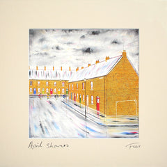 April Showers Unframed 15 x 15