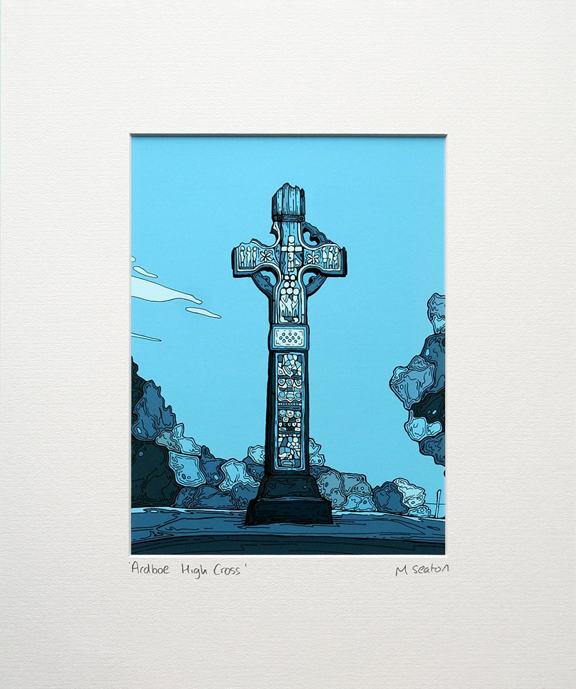 Ardboe High Cross-16 x 11.5-Unframed