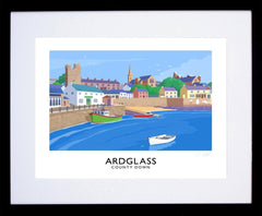 Co Down - Ardglass-40 x 30-Black Box Frame (With Mount)