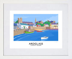 Co Down - Ardglass-40 x 30-White Box Frame (With Mount)