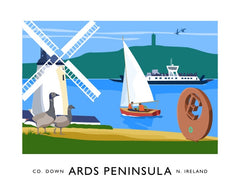 Co Down - Ards Peninsula Unframed 70x50