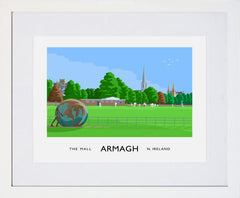Co Armagh - Armagh Frame White 40x30 With Mount