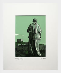 Armagh City-16 x 11.5-Small Flat White Frame