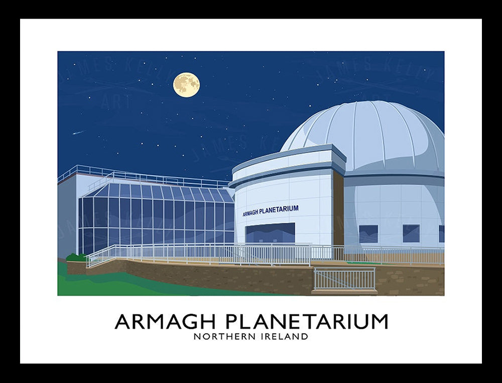 Co Armagh - Armagh Planetarium-40 x 30-Black Box Frame (No Mount)