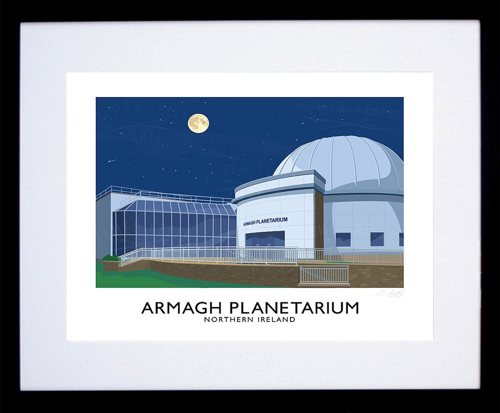 Co Armagh - Armagh Planetarium-40 x 30-Black Box Frame (With Mount)