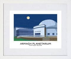 Co Armagh - Armagh Planetarium-40 x 30-White Box Frame (With Mount)