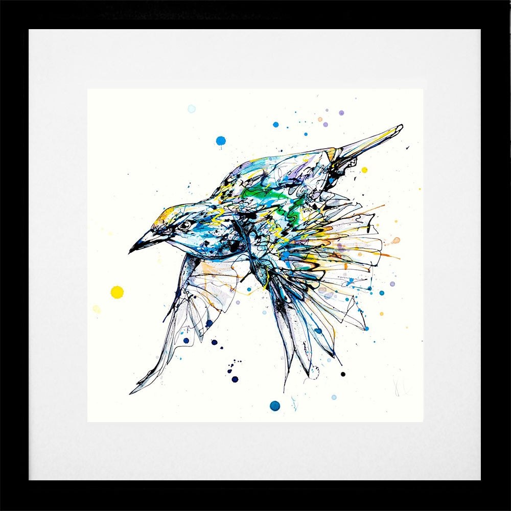 Print Open Edition Animals - Arrival-Available In One Size Only-Black Box Frame (With Mount)