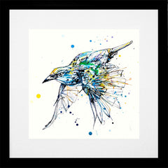 Print Open Edition Animals - Arrival-Available In One Size Only-Black Box Frame (With Mount)