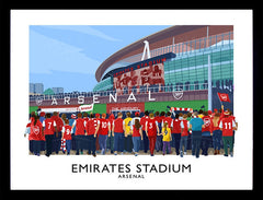Sport - Football Emirates Stadium-70 x 50-Black Box Frame (No Mount)