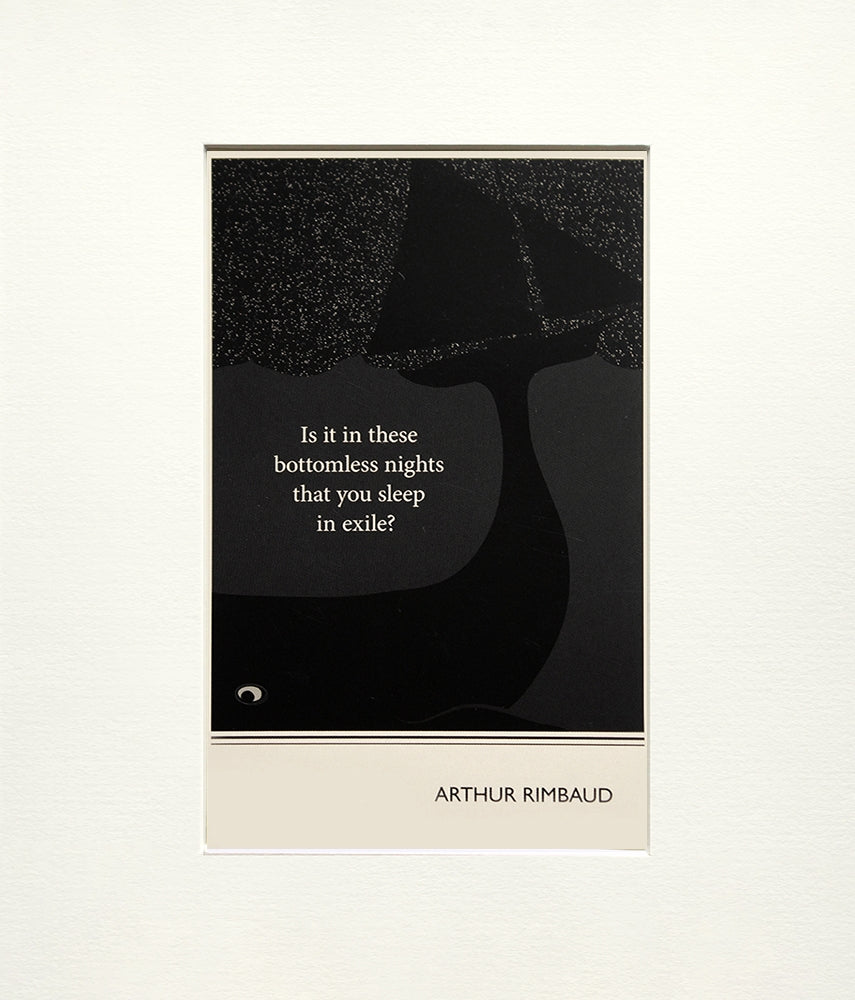 Postcard - Arthur Rimbaud Unframed
