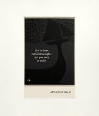 Postcard - Arthur Rimbaud Unframed