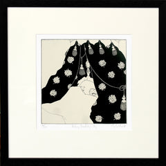 Aubrey Beardsley's Dog Framed