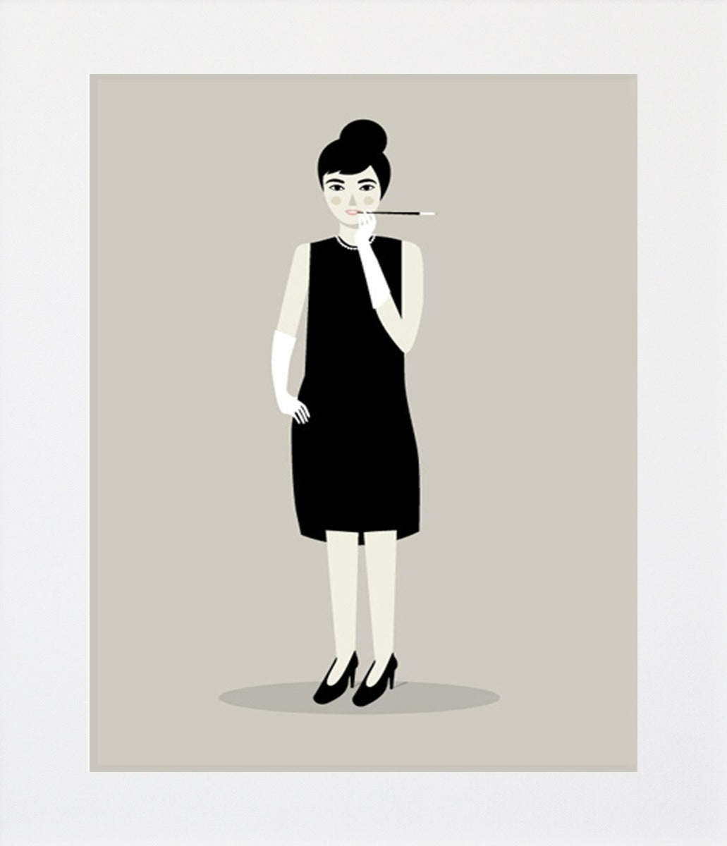 Audrey Hepburn Unframed