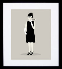 Audrey Hepburn Frame Black