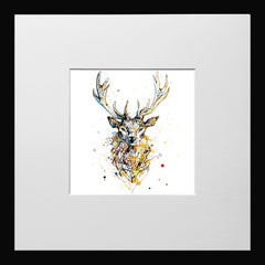 Print Open Edition Animals - Aura-12 x 12-Small Flat Black Frame