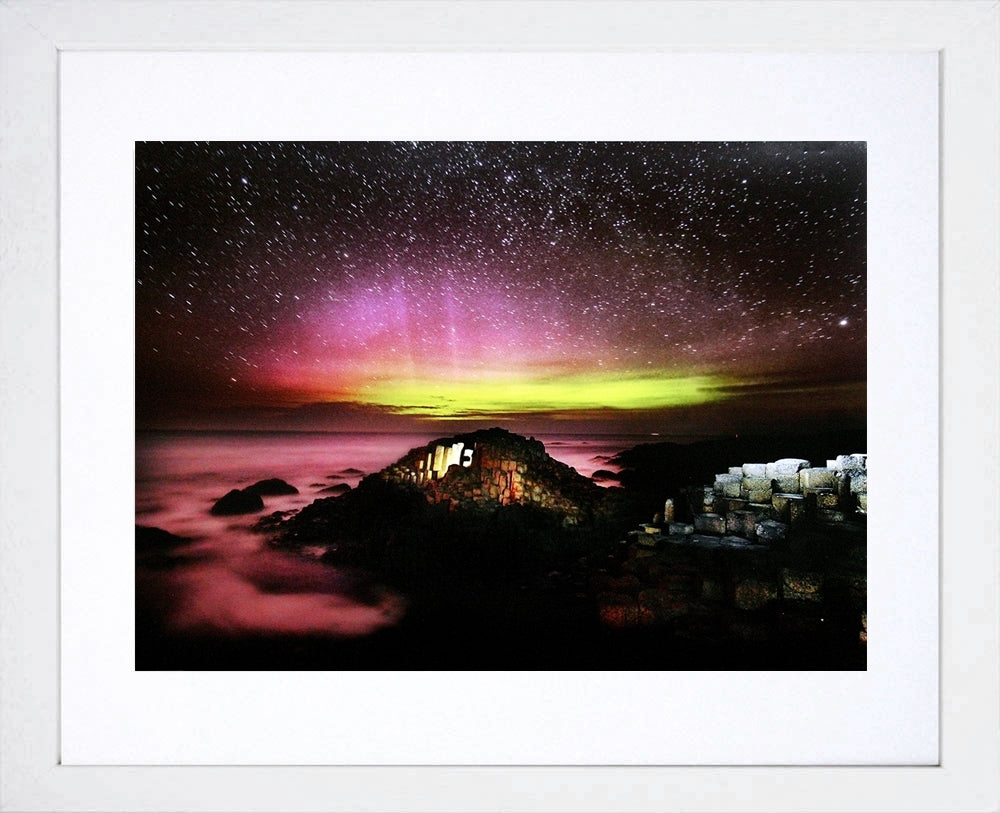 Aurora, Giant's Causeway-Available In One Size Only-White Box Frame