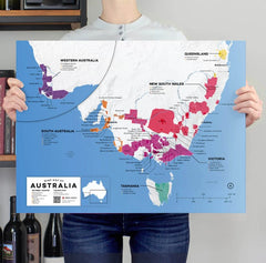 Wine Map - Australia