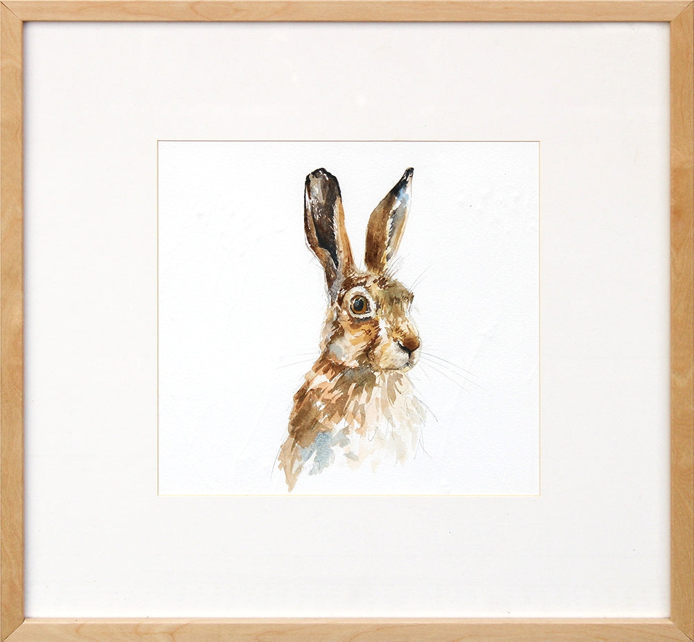 Original - Autumn Hare - Framed