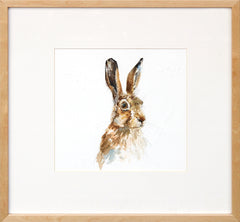 Original - Autumn Hare - Framed