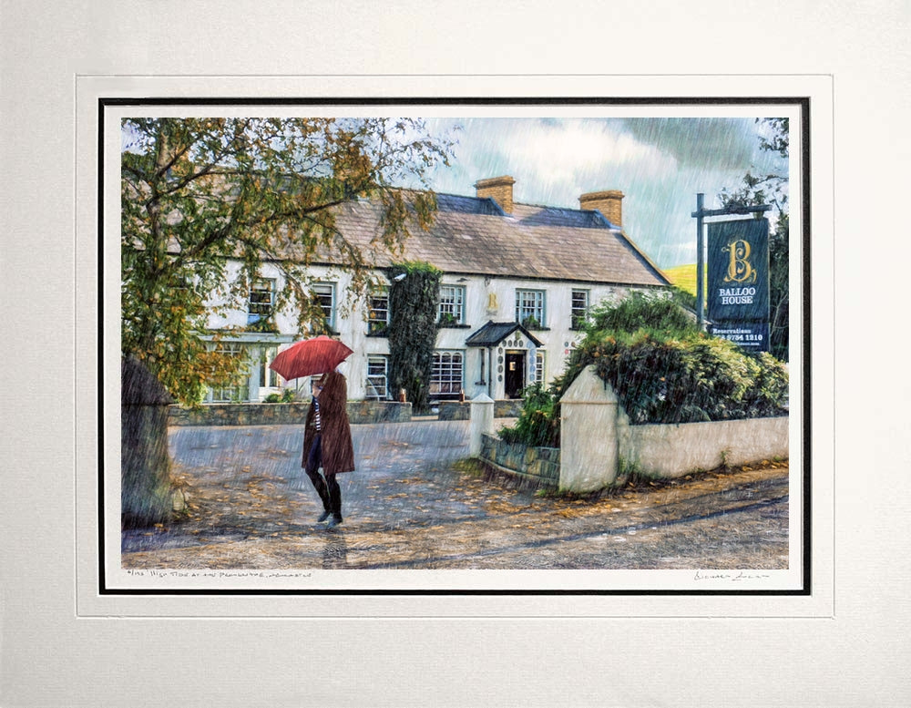 Co Down - Rain Series - Autumn Rain Balloo House Unframed 60x47.5