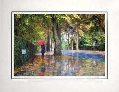 Belfast - Rain Series - Autumn Shower Cyprus Avenue-76 x 59-Unframed