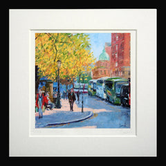 Autumn Sunlight Donegal Square West Belfast 14.5 x 14.5 Framed