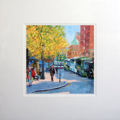 Autumn Sunlight Donegal Square West Belfast 26.5 x 26.5 Unframed