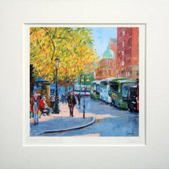 Autumn Sunlight Donegal Square West Belfast 14.5 x 14.5 Unframed