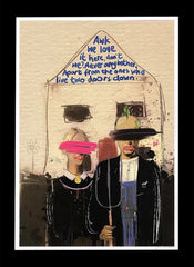 Awk Wee Love it Here - Black Frame