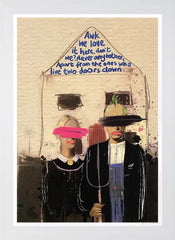 Awk Wee Love it Here - White Frame