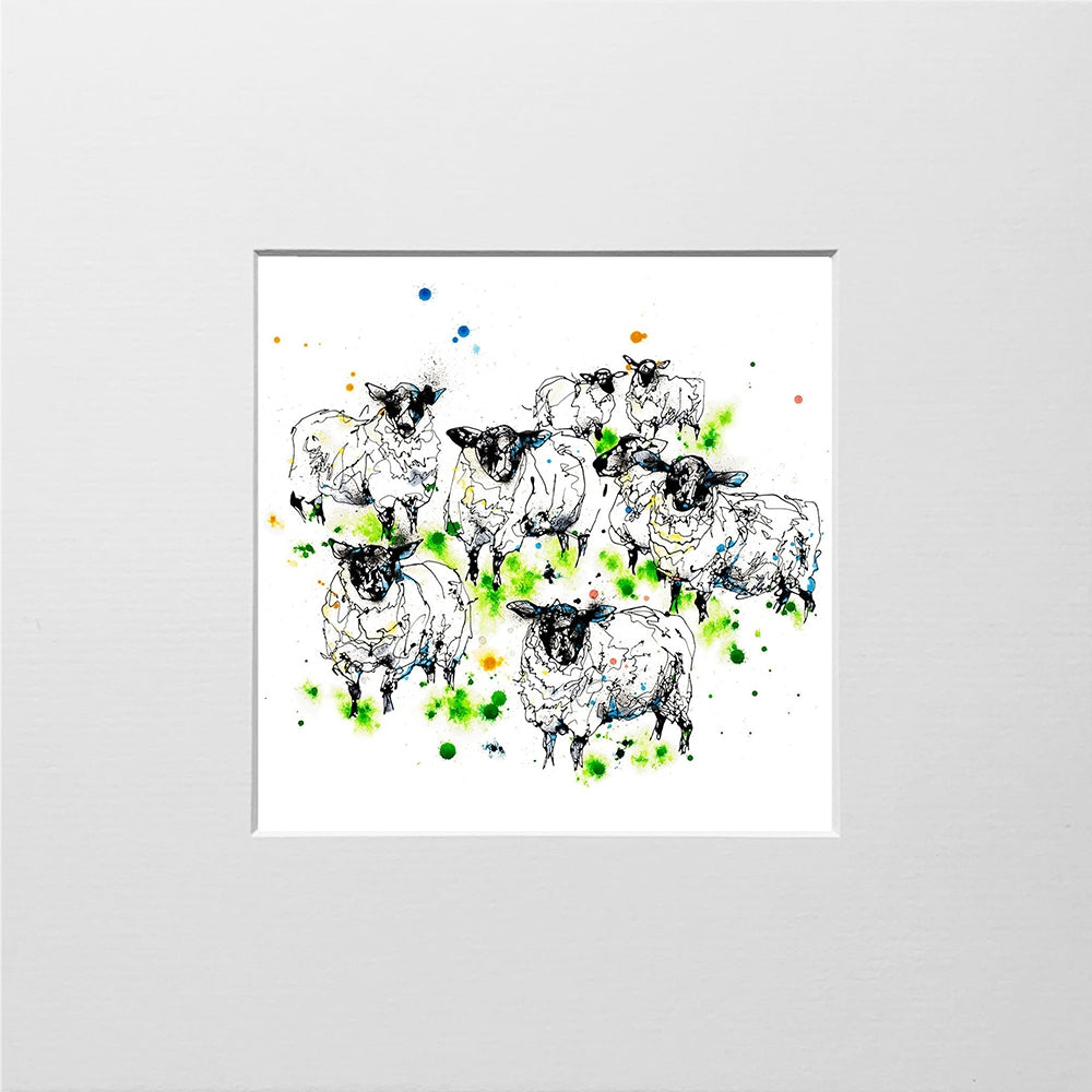 Print Open Edition Animals - Baa-12 x 12-Unframed