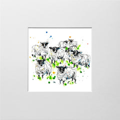 Print Open Edition Animals - Baa-12 x 12-Unframed