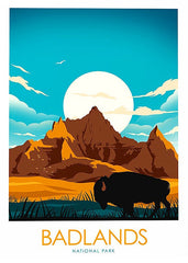 National Park - Badlands Unframed