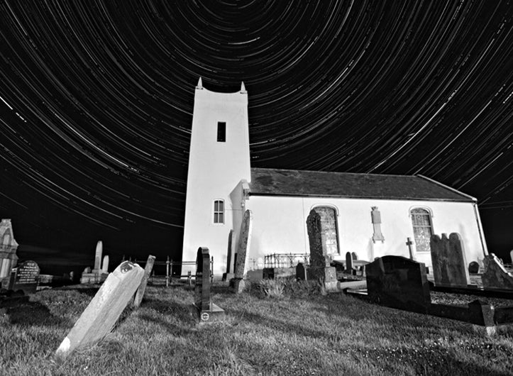 Ballintoy Star Trail Unframed