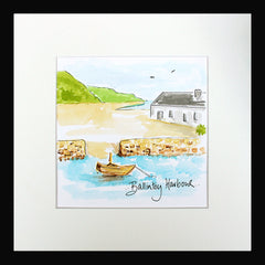 Ballintoy Harbour - Black Frame