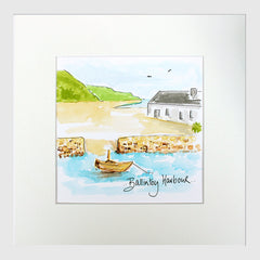 Ballintoy Harbour - White Frame