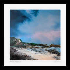 Print - Ballintoy Cottages - Black Box Frame