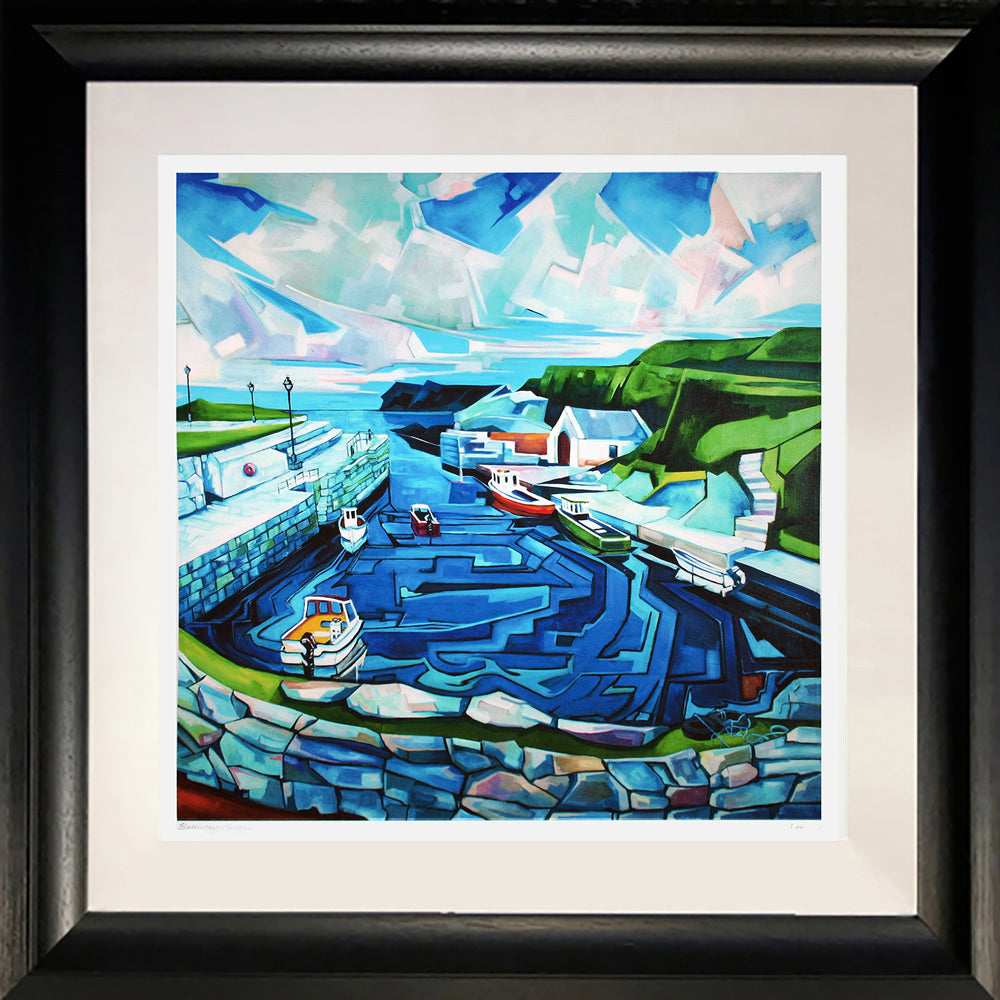 Print - Ballintoy Harbour Chunky Black Frame Click & Collect