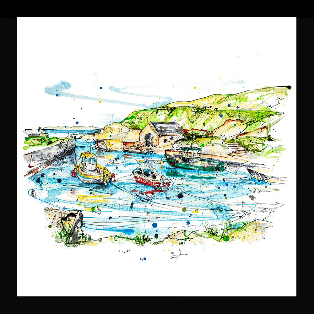 Print Open Edition Landscape - Ballintoy Harbour