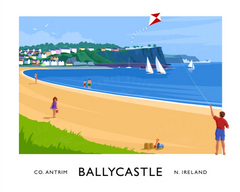 Co Antrim - Ballycastle Beach Unframed 70x50