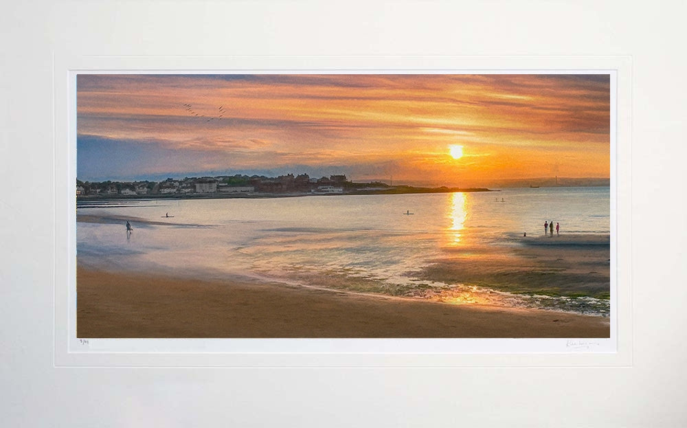 Co Down - Ballyholme Sunset Unframed