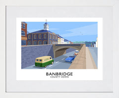 Co Down - Banbridge-40 x 30-White Box Frame (With Mount)