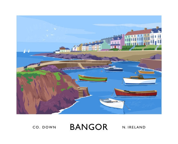 Co Down - Bangor Long Hole Unframed 70x50