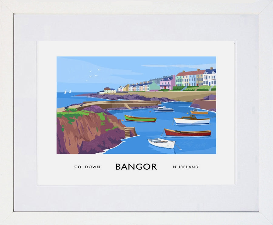 Co Down - Bangor Long Hole Frame Black 40x30 With Mount