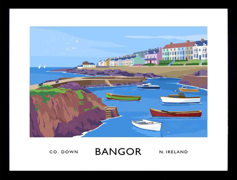 Co Down - Bangor Long Hole Frame Black 40x30 No Mount