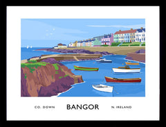 Co Down - Bangor Long Hole Frame Black 40x30 No Mount